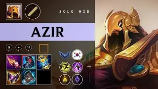 Azir Mid vs Fizz - KR Diamond Patch 26.03