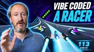 Completed my vibe coding project!  ✅  Nebula Rush: 3D Sci-Fi Racer  🚀