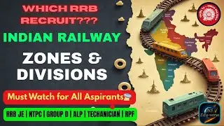 Indian Railway Zones & Divisions Explained 🚂 | Which RRB Recruits? #rrb #indianrailways