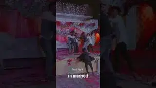 best fight in shadi at staze #married #fighting 😅😅