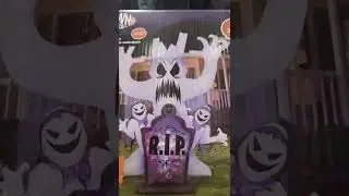Giant 10' Ghost Tree Tombstone Blow up - RIP
