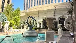 The Secret Garden Pool Deck at The Venetian Hotel Las Vegas (You will love these Vegas pools!)