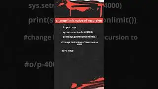 recursion (call repetitively)| python series-07 | python programming zero to pro|function in python|