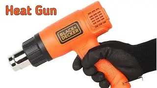 BLACK+DECKER KX1800 1800W Dual Temperature 2 Speed Heat Gun Unboxing