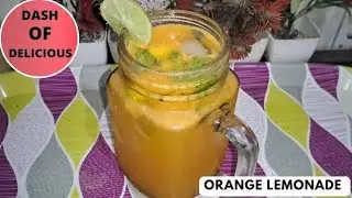 Orange jush | Refreshing Healthy Drink | Summer cold  Drink | Orange Mocktail | @dashofdelicious9081