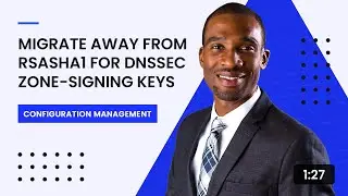 Migrate Away from RSASHA1 for DNSSEC Zone-Signing Keys
