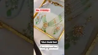 light weight gold set new style ❤️🫶@UniqueJewellers1 #trending #gold #design #feed #viral #shorts