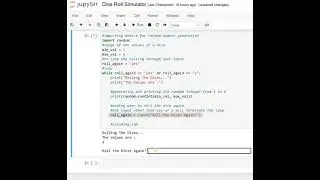 Day 10 : Dice Roll Simulator in Python