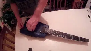 Steinberger 12th fret harmonic - intonation problem due to old strings