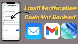 Email Verification Code Not Received iPhone