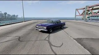 Racing a custom Gavril Bluebuck through West Coast, USA on Beamng Multiplayer