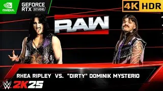 WWE 2K25 | Рея Рипли против Доминика Мистерио | Без правил | #wwe #wwe2k25 [4K60HDR]