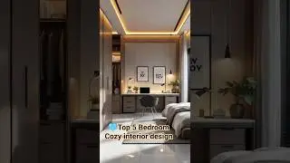 🩵Top 5 Cozy Bedroom Interior 3D Designs | Modern Small Room Makeover Ideas #ytshorts #interiordesign