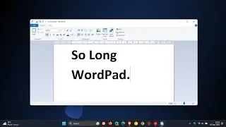 After 28 years Microsoft is removing WordPad from Windows