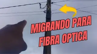 MIGRA&Ccedil;&Atilde;O DE CLIENTE VIA RADIO PARA FIBRA OPTICA NA ZONA RURAL COME&Ccedil;ANDO