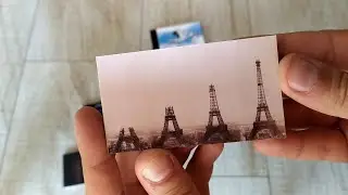 Flipbook Construction de la Tour Eiffel - Mini film, folioscope, Paris - Dispo &agrave; la vente sur Etsy