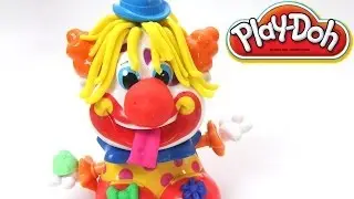 DibusYmas Play Doh Clown Playset Playdough Funny Clown Play-Doh Plasticine