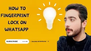 How to Fingerprint lock on WhatsApp.#editing #motivation #allamaiqbal #kaifikhalil