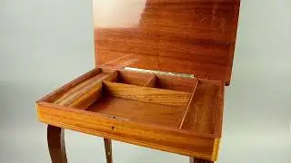 Vintage Italian Style Reuge Music Box Low Table