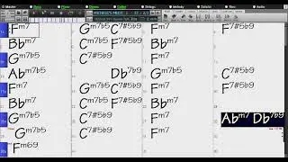 BACKING TRACK - MICHELE'S MEDITATION (Shorty Rogers) F minor 72 BPM SWING BALLAD