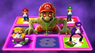 【マリオパーティ4】ミニゲームマリオVsルイージVsワリオVsワルイージ(COM最強 たつじん)