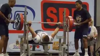 Sami Pullinen (FIN) 3.att.: 220 kg - 2016 IPF World Men's RAW Bench Press Championships