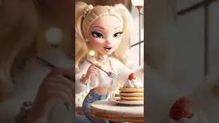 Soft life era 💅🏻 #nostalgia #animation #mukbang #ai #bratz #nostalgic #animated