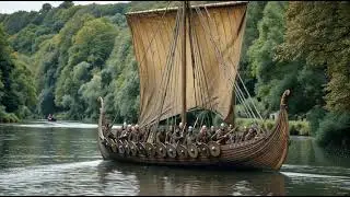 vikings in normandy on a big wood 3