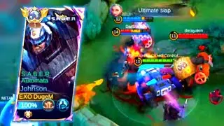 CARA JOHNSON MELAWAN HERO COUNTER‼️GROCK SAMPAI BINGUNG MASANG TEMBOKNYA - Mobile Legends 