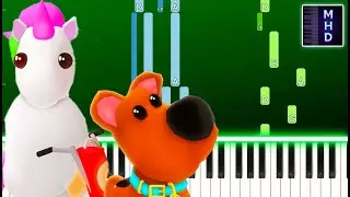 Adopt Me - Roblox Music (Day Theme) (Piano Tutorial Easy)