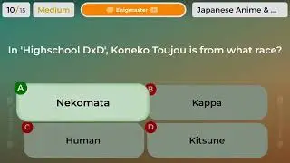 QUIZ 100% Japanese Anime & Manga | 15 Questions for any level