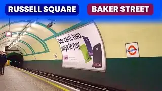 Russell Square to Baker Street via King’s Cross | Piccadilly & Metropolitan Line| London Underground
