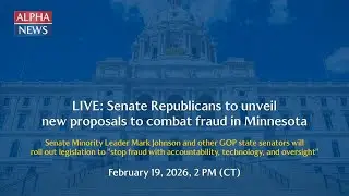 LIVE: Senate Republicans to unveil new proposals to combat fraud in Minnesota