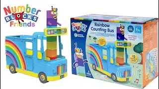 Numberblocks &ndash; Looking For Numberblock Rainbow Counting Bus! Satisfying ASMR Video