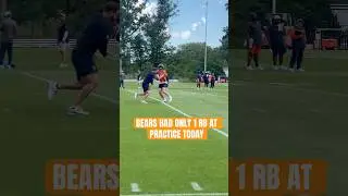 Chicago Bears Down to 1 RB at Practice Today #bears #nfl #ChicagoBears