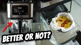 GLASS AIR FRYER 1 YR REVIEW | The good, the bad, the DANGEROUS | Salton Flip & Cook 3-in-1 Air Fryer