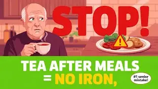 STOP Drinking Tea After Meals! Seniors Are Blocking Iron Without Knowing | Senior Health Tips
