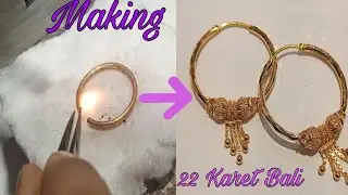 How To Make 22K Gold Bali/Sone Ki Bali Kaise Banate Hai