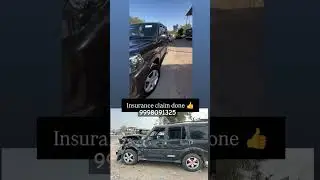 Accident scorpio repair by MM sanjari car workshop