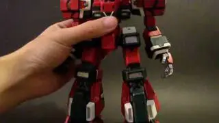 Kotobukiya 1/100 Raiden Time-Lapse Build Part 6 - Head and Armament