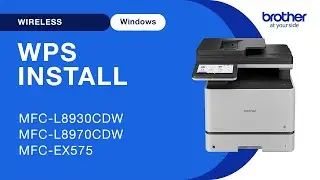 MFCL8930CDW set up wireless with WPS - Windows