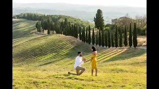 Surprise Marriage Proposal in Tuscany Italy | Photos by MeDisProject Photography
