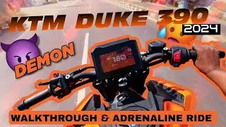 2024 Ktm duke 390||first ride in tamilnadu|| What a bike it is|| the single cylinder monster|🥵💥💛|