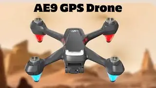 AE9 GPS Professional Drone &ndash; 4K Dual Camera, Brushless Motor, Optical Flow, Screen RC, and More!