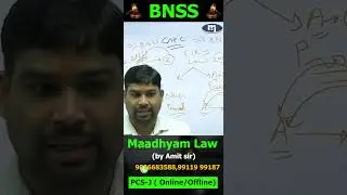 BNSS Lectures for PCS J || Online Judiciary Coaching || Maadhyam Law by Amit Sir #pcsj #judiciary
