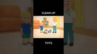 Clean Up Toys 🧸 | No Slipping Inside |  #littleresponderstv #kidssafety