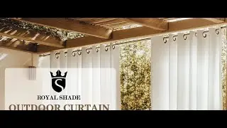 Waterproof Metal Grommets Sun Block Outdoor Curtain Panel