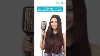 Transform Bad Hair Days with Vega L1 Hair Straightener Brush!