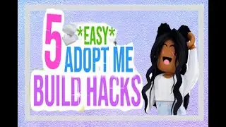 5 *EASY* BUILDING HACKS & TIPS in Adopt Me! Pets & Beds