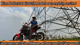 Ktm Duke200! TFT Display (2025) Ownership review After 5000km. Price, downpayment, mileage, service